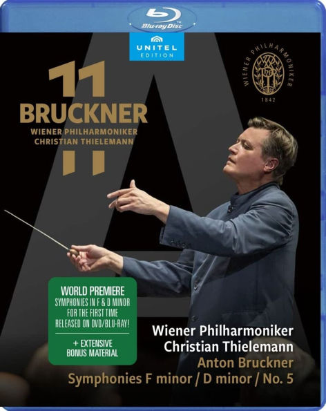 Bruckner 11: Christian Thielemann - Symphonies F Minor/D Minor/No. 5 [Blu-ray]