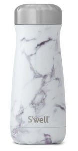 Title: S'well White Marble 16 oz. Traveler