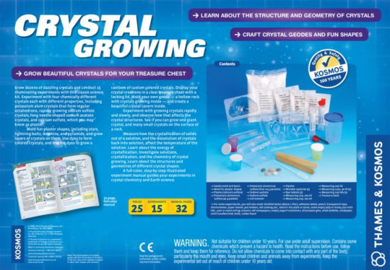Crystal Growing Science Experiments | 814743010444 | Item | Barnes & Noble®