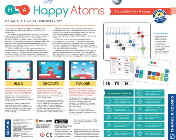 Happy Atoms - Introductory Set (17 Atoms)