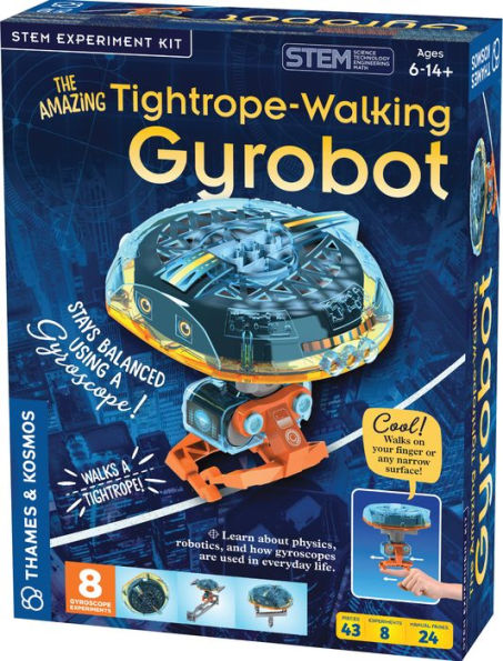 Amazing Tightrope-Walking Gyrobot - STEM Experiment Kit