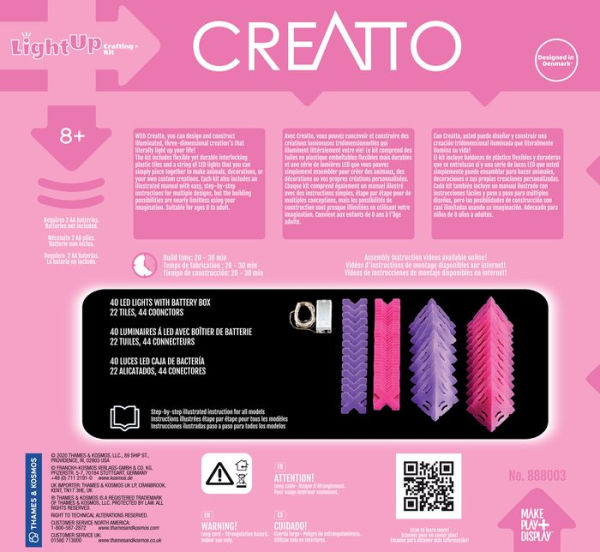 Creatto: Starlight Kitty & Cutie Crew - Light Up Crafting Kit