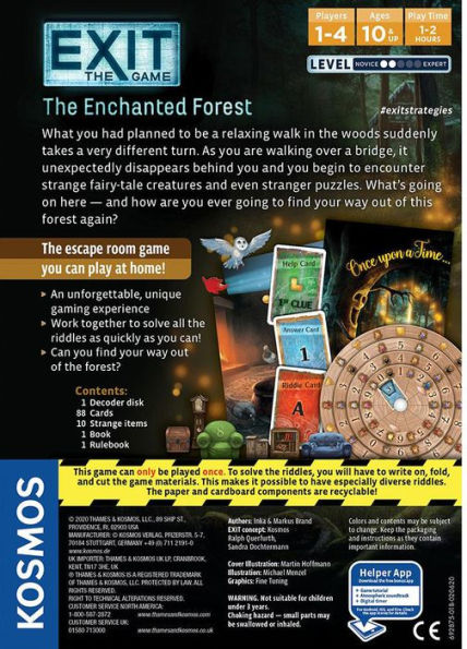 EXIT: The Enchanted Forest - Escape Room Game by Thames & Kosmos