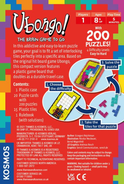 Ubongo: The Brain Game To Go