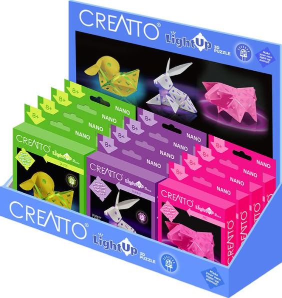 Creatto Nano (Rabbit, Pig, Duck) - 12pc PDQ
