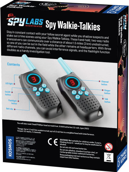 Spy Labs: Spy Walkie-Talkies