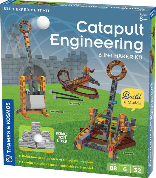 Catapult Engineering: 6-in-1 Maker Kit