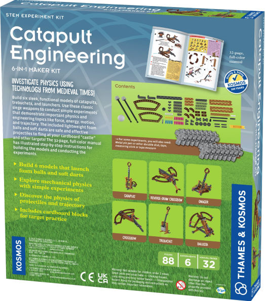 Catapult Engineering: 6-in-1 Maker Kit