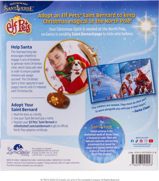 Elf Pets: A Saint Bernard Tradition