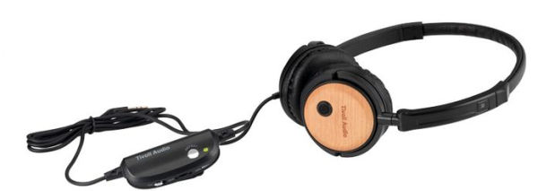 Tivoli RSCH Active noise-canceling headphones with solid wood ear cups. Can be used with or without noise-canceling.