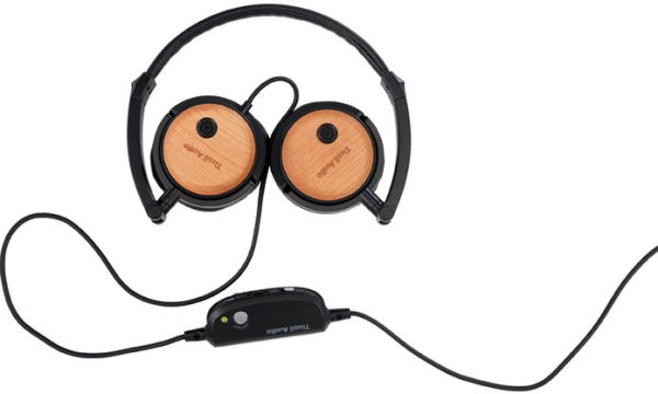 Tivoli RSCH Active noise-canceling headphones with solid wood ear cups. Can be used with or without noise-canceling.