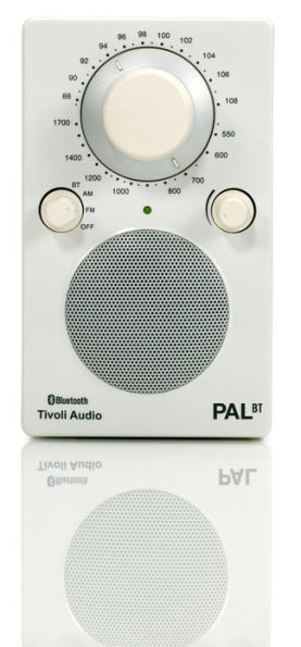 Tivoli PALBTGW PAL Bluetooth Speaker - High Gloss White/White