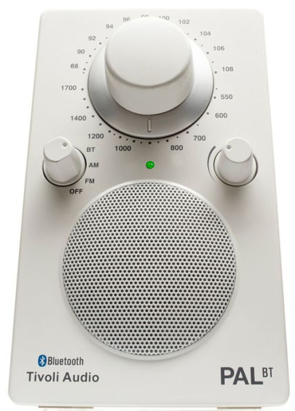 Tivoli PALBTGW PAL Bluetooth Speaker - High Gloss White/White