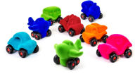 Title: Little vehicles, cute, soft and tactile runaround cars for indoor play