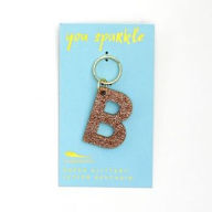 Title: Glitter Keychain Letter B