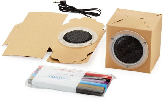 cardboard speaker box