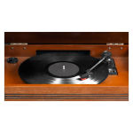 Alternative view 2 of Victrola Aviator Wooden 7-in-1 Nostalgic Record Player with Bluetooth and Digital CD Encoding, Mahogany