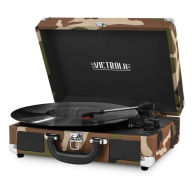 Title: Victrola Bluetooth Suitcase Record Player with 3-speed Turntable