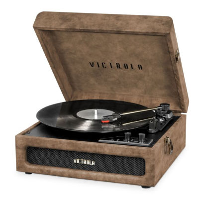 Photo 1 of 3-in-1 Bluetooth Suitcase Record Player with 3-speed Turntable