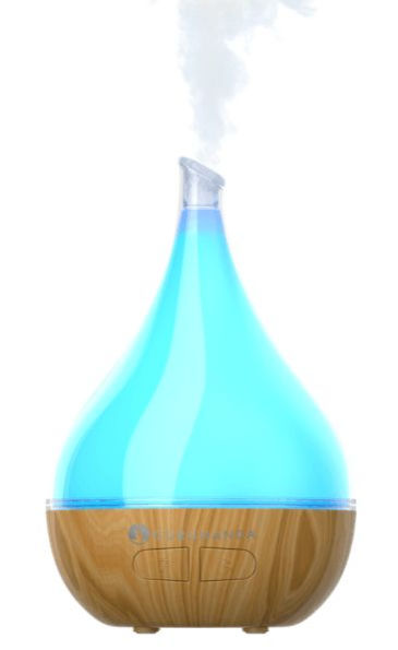 Rain Drop Ultrasonic Diffuser + 2 Essential Oils