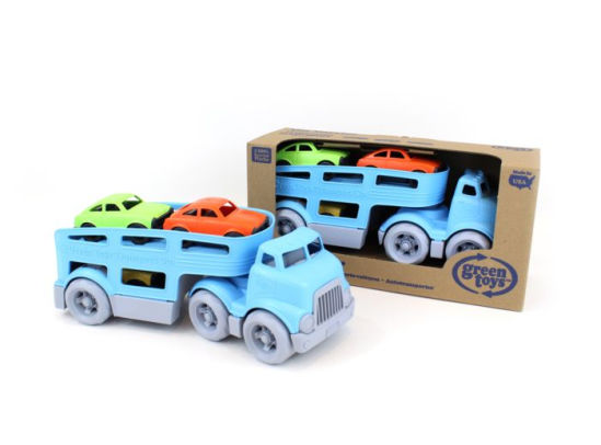 green toys car carrier set