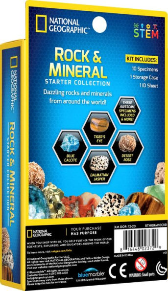 National Geographic Rock + Mineral Starter Kit by Blue Marble