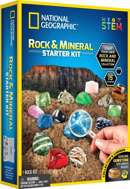 Rock & Mineral Activity Kit by National Geographic by National ...