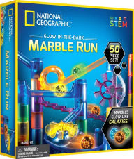 Title: Glow-in-the-Dark Marble Run by National Geographic (50 Piece Set)