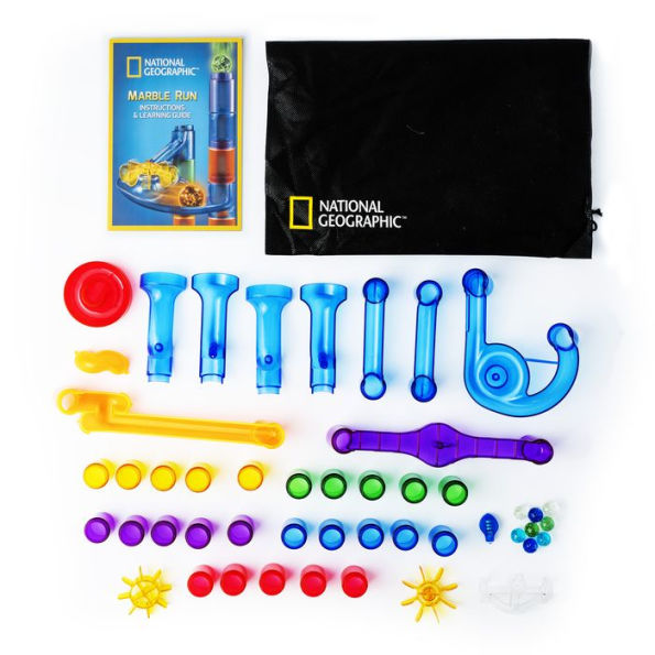 Glow-in-the-Dark Marble Run by National Geographic (50 Piece Set)