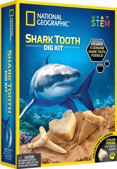 National Geographic Shark Tooth Dig Kit