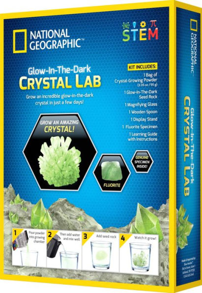 National Geographic Glow-in-the-Dark Crystal Growing Lab