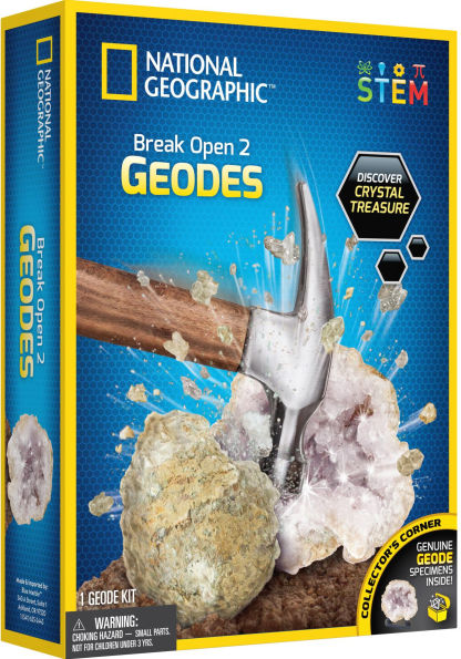 National Geographic Break Your Own Geode - 2pc