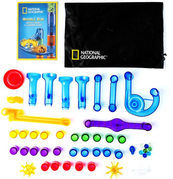 National Geographic Glow-in-the-Dark Marble Run 50 piece