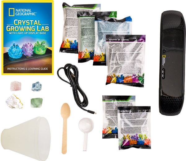 National Geographic Crystal Growing Lab with Light up Display Base