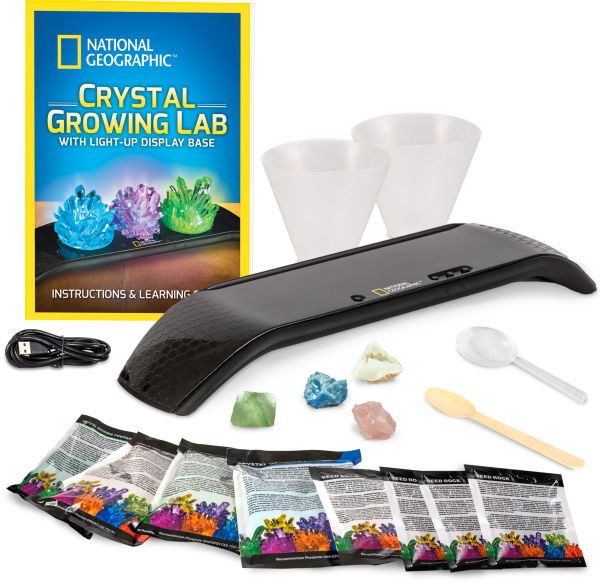 National Geographic Crystal Growing Lab with Light up Display Base