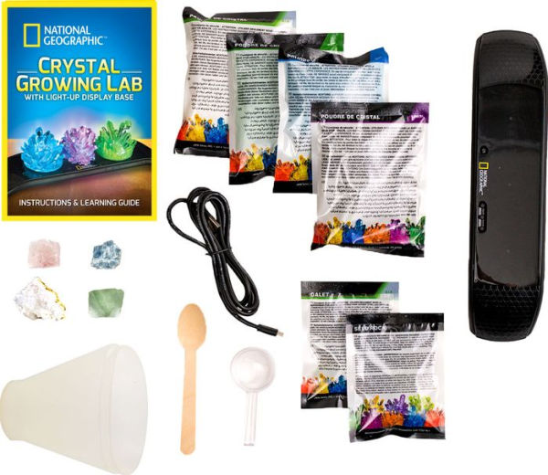 National Geographic Crystal Growing Lab with Light up Display Base