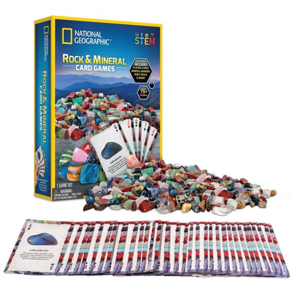 National Geographic Rock + Mineral Card Games