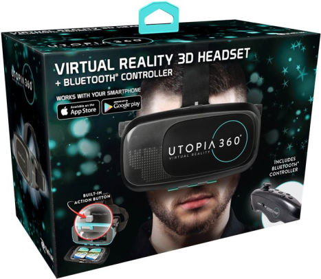 UTOPIA 360° 3D VIRTUAL REALITY HEADSET by Inc. Emerge Technologies