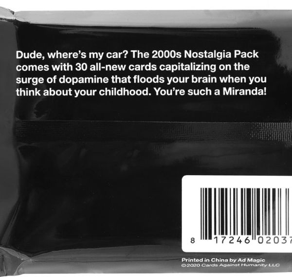 Cards Against Humanity 2000's Pack