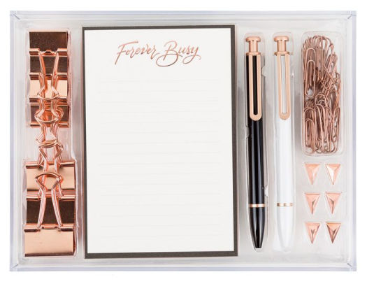 U Brands Stationery Set Rose Gold 817894022595 Item Barnes