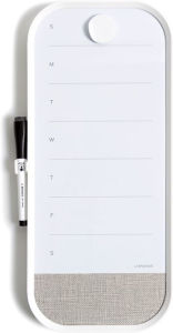 Title: U Brands Magnetic Dry Erase Weekly Board, 7 x 16