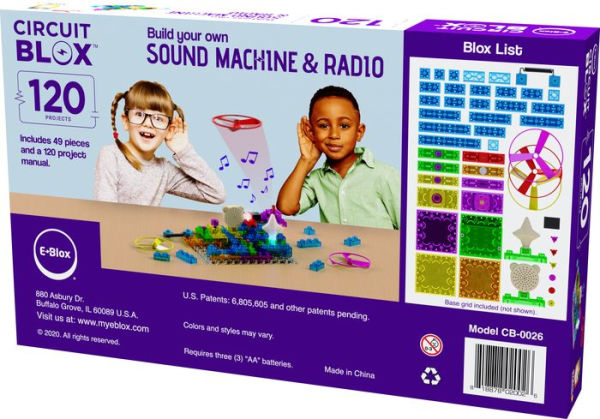 Circuit Blox BYO Sound Machine & Radio 120 Projects