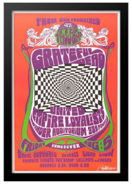 Title: Concert poster designed by Bob Masse for Grateful Dead at the Pender Auditorium in Vancouver.