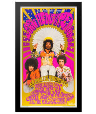 Title: Concert poster designed by Bob Masse for The Jimi Hendrix Experience at the Saville Theater in London