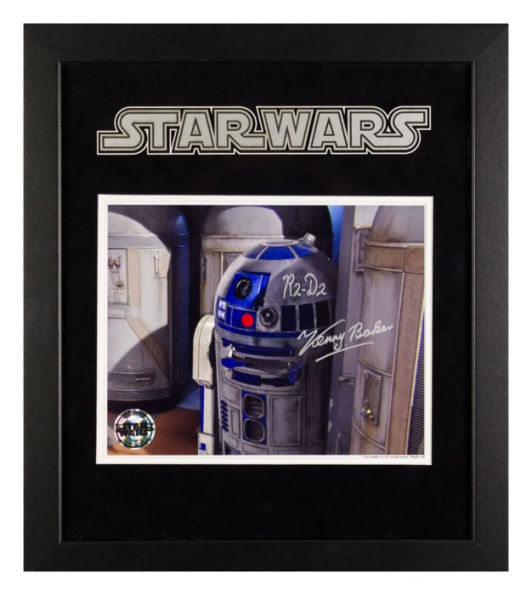 Star Wars' R2-D2 Framed Artist Series Photo Signed by Kenny Baker