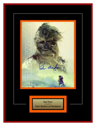 Title: Star Wars - Signed Peter Mayhew as Chewbacca Movie Photo - Framed Artist Series