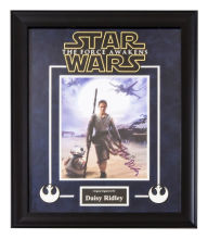 Star Wars - Episode VII The Force Awakens features Daisy Ridley signed photo as Rey with BB-8.