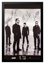 Title: U2 'Group' Poster Signed By 4: Bono, The Edge, Adam Clayton & Larry Mullen Jr.