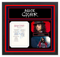 Title: Alice Cooper Signed Lyrics 