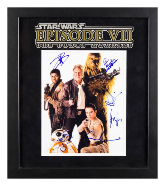 Star Wars - Signed The Force Awakens Movie Photo - Framed Artist Series